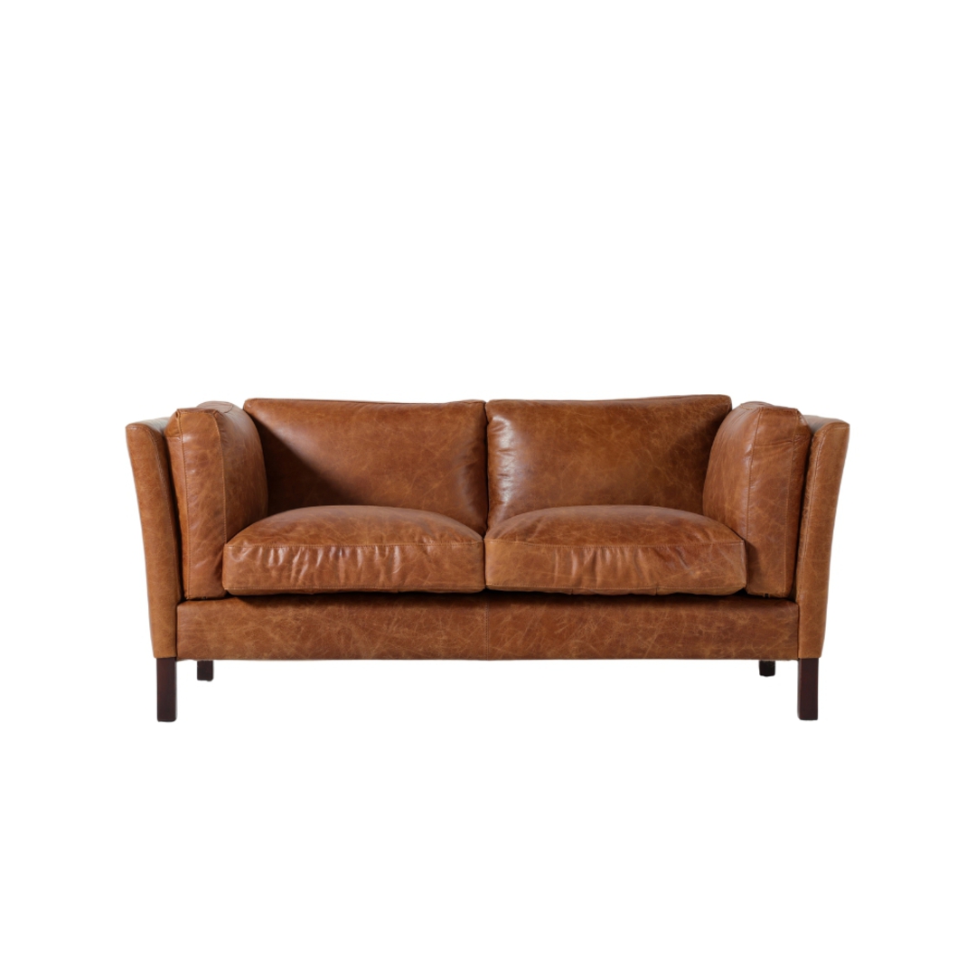 Cambridge 2 Seater Leather Sofa image 1